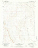 Mexican Flats NW Wyoming Historical topographic map, 1:24000 scale, 7.5 X 7.5 Minute, Year 1970