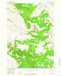 Mexican Hill Wyoming Historical topographic map, 1:24000 scale, 7.5 X 7.5 Minute, Year 1960