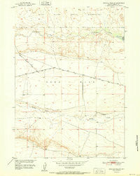 Mexican Pass SE Wyoming Historical topographic map, 1:24000 scale, 7.5 X 7.5 Minute, Year 1951