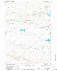 Mexican Pass SE Wyoming Historical topographic map, 1:24000 scale, 7.5 X 7.5 Minute, Year 1958