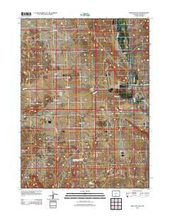 Mexican Flats Wyoming Historical topographic map, 1:24000 scale, 7.5 X 7.5 Minute, Year 2012