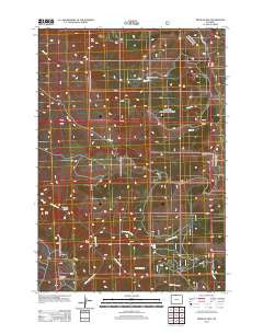 Mexican Hill Wyoming Historical topographic map, 1:24000 scale, 7.5 X 7.5 Minute, Year 2012