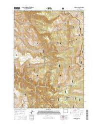 Mexican Hill Wyoming Current topographic map, 1:24000 scale, 7.5 X 7.5 Minute, Year 2015