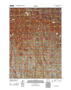 Mexican Pass Wyoming Historical topographic map, 1:24000 scale, 7.5 X 7.5 Minute, Year 2012