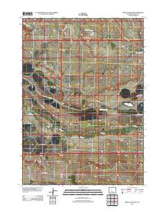Mexican Pass SW Wyoming Historical topographic map, 1:24000 scale, 7.5 X 7.5 Minute, Year 2012