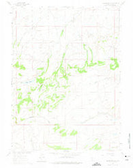 Middlewood Hill Wyoming Historical topographic map, 1:24000 scale, 7.5 X 7.5 Minute, Year 1961