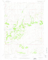 Middlewood Hill Wyoming Historical topographic map, 1:24000 scale, 7.5 X 7.5 Minute, Year 1961