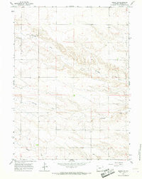 Midway SE Wyoming Historical topographic map, 1:24000 scale, 7.5 X 7.5 Minute, Year 1963