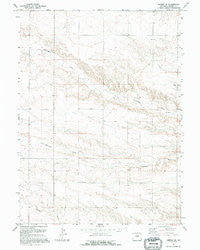 Midway SE Wyoming Historical topographic map, 1:24000 scale, 7.5 X 7.5 Minute, Year 1991