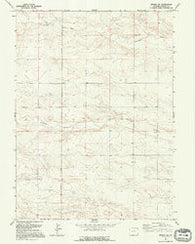 Midway SW Wyoming Historical topographic map, 1:24000 scale, 7.5 X 7.5 Minute, Year 1991