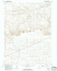 Midway Wyoming Historical topographic map, 1:24000 scale, 7.5 X 7.5 Minute, Year 1991