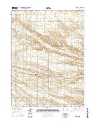 Midway SE Wyoming Current topographic map, 1:24000 scale, 7.5 X 7.5 Minute, Year 2015