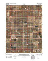 Midway SW Wyoming Historical topographic map, 1:24000 scale, 7.5 X 7.5 Minute, Year 2012