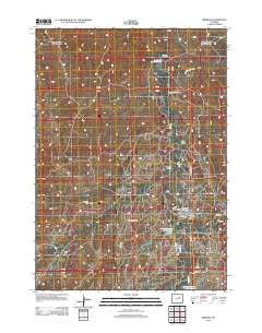 Midwest Wyoming Historical topographic map, 1:24000 scale, 7.5 X 7.5 Minute, Year 2012