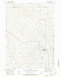 Midwest Wyoming Historical topographic map, 1:24000 scale, 7.5 X 7.5 Minute, Year 1968