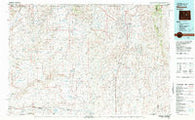 Midwest Wyoming Historical topographic map, 1:100000 scale, 30 X 60 Minute, Year 1981