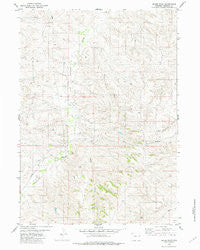 Mikes Draw Wyoming Historical topographic map, 1:24000 scale, 7.5 X 7.5 Minute, Year 1981