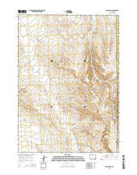 Miles Ranch Wyoming Current topographic map, 1:24000 scale, 7.5 X 7.5 Minute, Year 2015