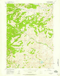 Milk Creek Wyoming Historical topographic map, 1:24000 scale, 7.5 X 7.5 Minute, Year 1956