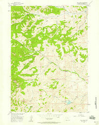 Milk Creek Wyoming Historical topographic map, 1:24000 scale, 7.5 X 7.5 Minute, Year 1956