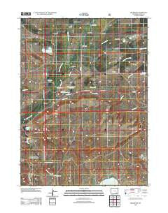 Millbrook Wyoming Historical topographic map, 1:24000 scale, 7.5 X 7.5 Minute, Year 2012