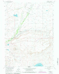Millbrook Wyoming Historical topographic map, 1:24000 scale, 7.5 X 7.5 Minute, Year 1962