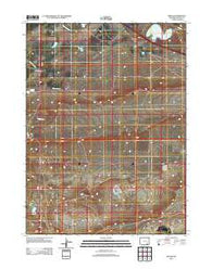 Miller Wyoming Historical topographic map, 1:24000 scale, 7.5 X 7.5 Minute, Year 2012