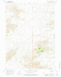 Miller Spring Wyoming Historical topographic map, 1:24000 scale, 7.5 X 7.5 Minute, Year 1959