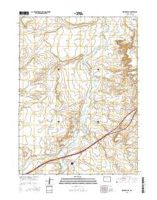 Millersville Wyoming Current topographic map, 1:24000 scale, 7.5 X 7.5 Minute, Year 2015