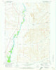 Milleson Draw Wyoming Historical topographic map, 1:24000 scale, 7.5 X 7.5 Minute, Year 1969