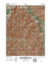 Millis Wyoming Historical topographic map, 1:24000 scale, 7.5 X 7.5 Minute, Year 2012