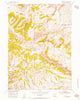 Miners Delight Wyoming Historical topographic map, 1:24000 scale, 7.5 X 7.5 Minute, Year 1954