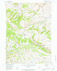 Miners Delight Wyoming Historical topographic map, 1:24000 scale, 7.5 X 7.5 Minute, Year 1954
