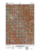Mitten Butte Wyoming Historical topographic map, 1:24000 scale, 7.5 X 7.5 Minute, Year 2012