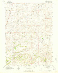 Moffett Ranch Wyoming Historical topographic map, 1:24000 scale, 7.5 X 7.5 Minute, Year 1962