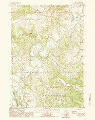 Mona Wyoming Historical topographic map, 1:24000 scale, 7.5 X 7.5 Minute, Year 1984
