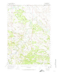 Mona Wyoming Historical topographic map, 1:62500 scale, 15 X 15 Minute, Year 1957