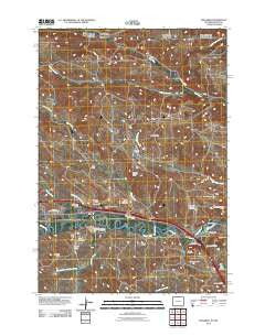 Monarch Wyoming Historical topographic map, 1:24000 scale, 7.5 X 7.5 Minute, Year 2011