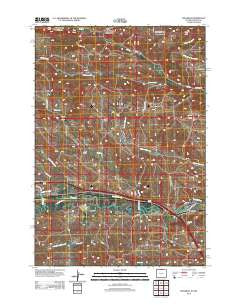 Monarch Wyoming Historical topographic map, 1:24000 scale, 7.5 X 7.5 Minute, Year 2012