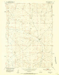 Moneta SE Wyoming Historical topographic map, 1:24000 scale, 7.5 X 7.5 Minute, Year 1952
