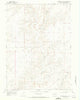 Monument Butte NE Wyoming Historical topographic map, 1:24000 scale, 7.5 X 7.5 Minute, Year 1968