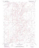 Monument Butte NE Wyoming Historical topographic map, 1:24000 scale, 7.5 X 7.5 Minute, Year 1968