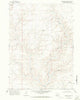 Monument Butte Wyoming Historical topographic map, 1:24000 scale, 7.5 X 7.5 Minute, Year 1968