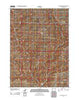 Monument Butte Wyoming Historical topographic map, 1:24000 scale, 7.5 X 7.5 Minute, Year 2012