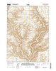 Monument Butte Wyoming Current topographic map, 1:24000 scale, 7.5 X 7.5 Minute, Year 2015