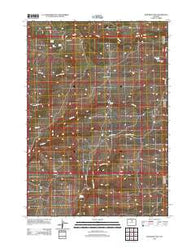 Monument Hill Wyoming Historical topographic map, 1:24000 scale, 7.5 X 7.5 Minute, Year 2012