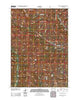 Monument Peak Wyoming Historical topographic map, 1:24000 scale, 7.5 X 7.5 Minute, Year 2012