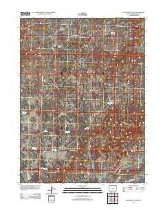 Monument Valley Wyoming Historical topographic map, 1:24000 scale, 7.5 X 7.5 Minute, Year 2012