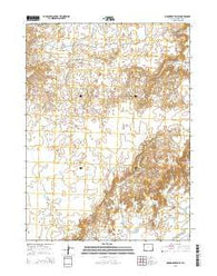 Monument Valley Wyoming Current topographic map, 1:24000 scale, 7.5 X 7.5 Minute, Year 2015