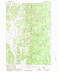 Moon South Dakota Historical topographic map, 1:24000 scale, 7.5 X 7.5 Minute, Year 1984